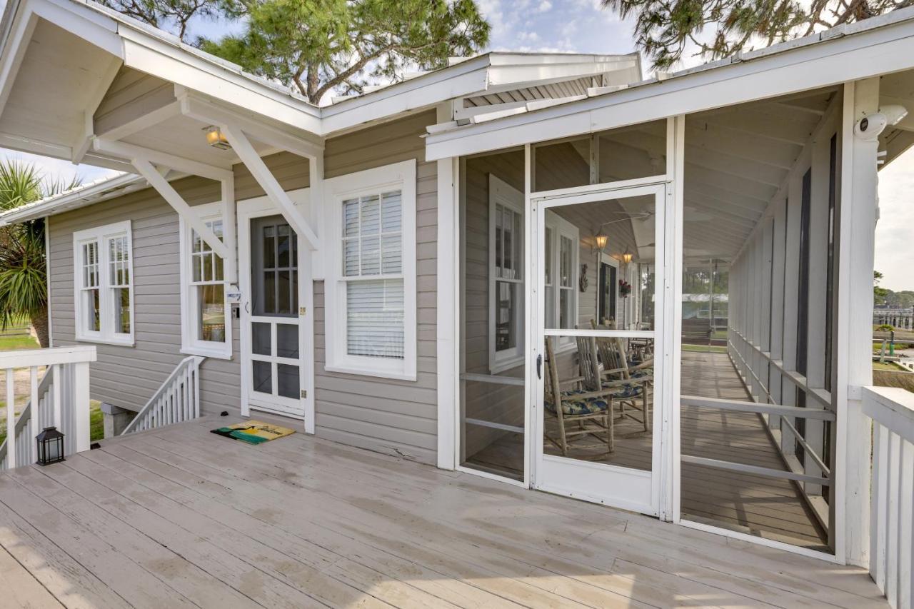 Waterfront Ochlockonee Bay Cottage With Views! Panacea Bagian luar foto
