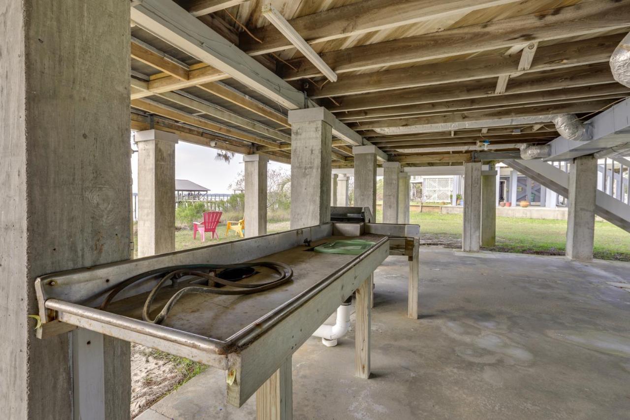 Waterfront Ochlockonee Bay Cottage With Views! Panacea Bagian luar foto