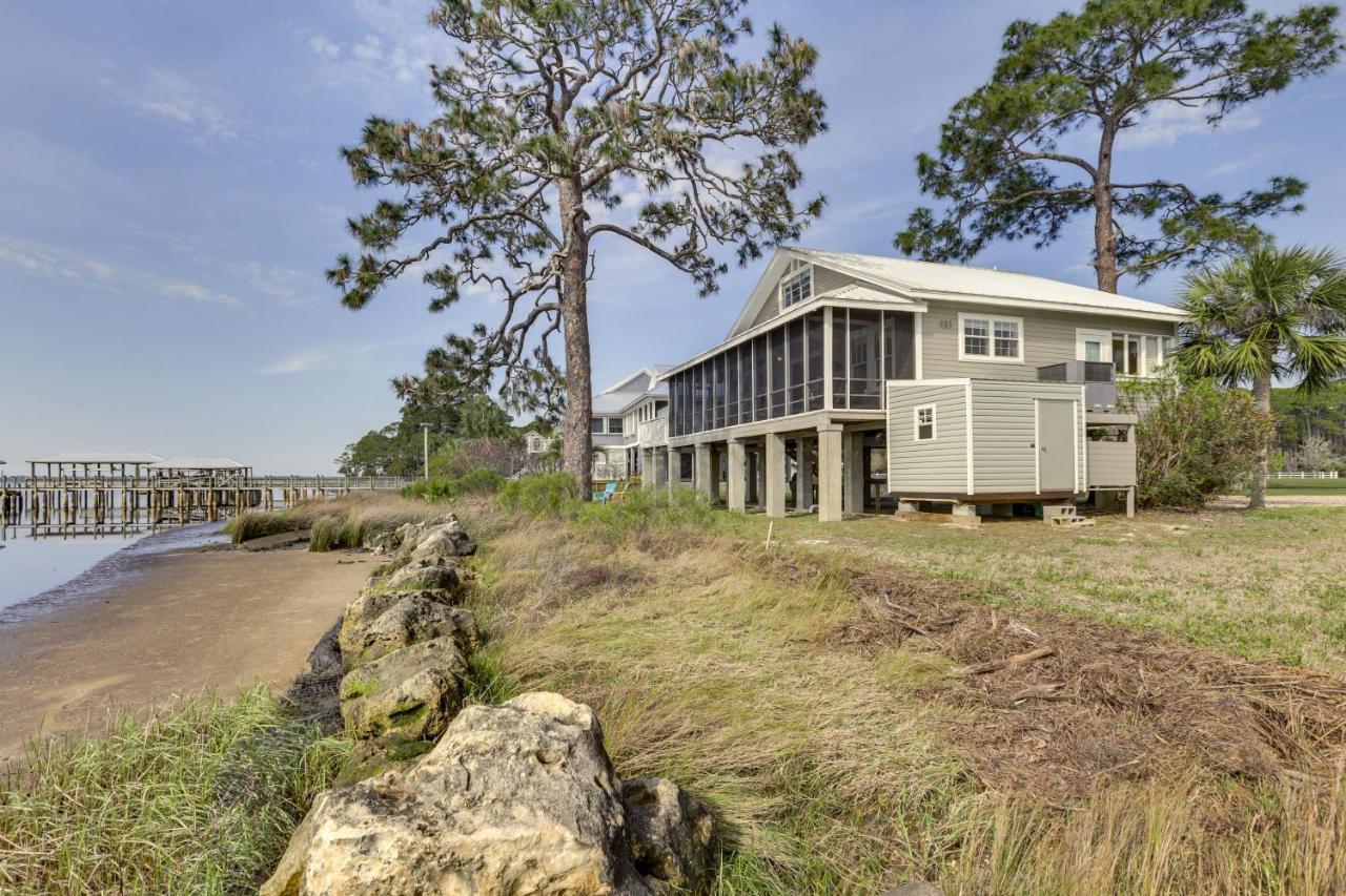 Waterfront Ochlockonee Bay Cottage With Views! Panacea Bagian luar foto