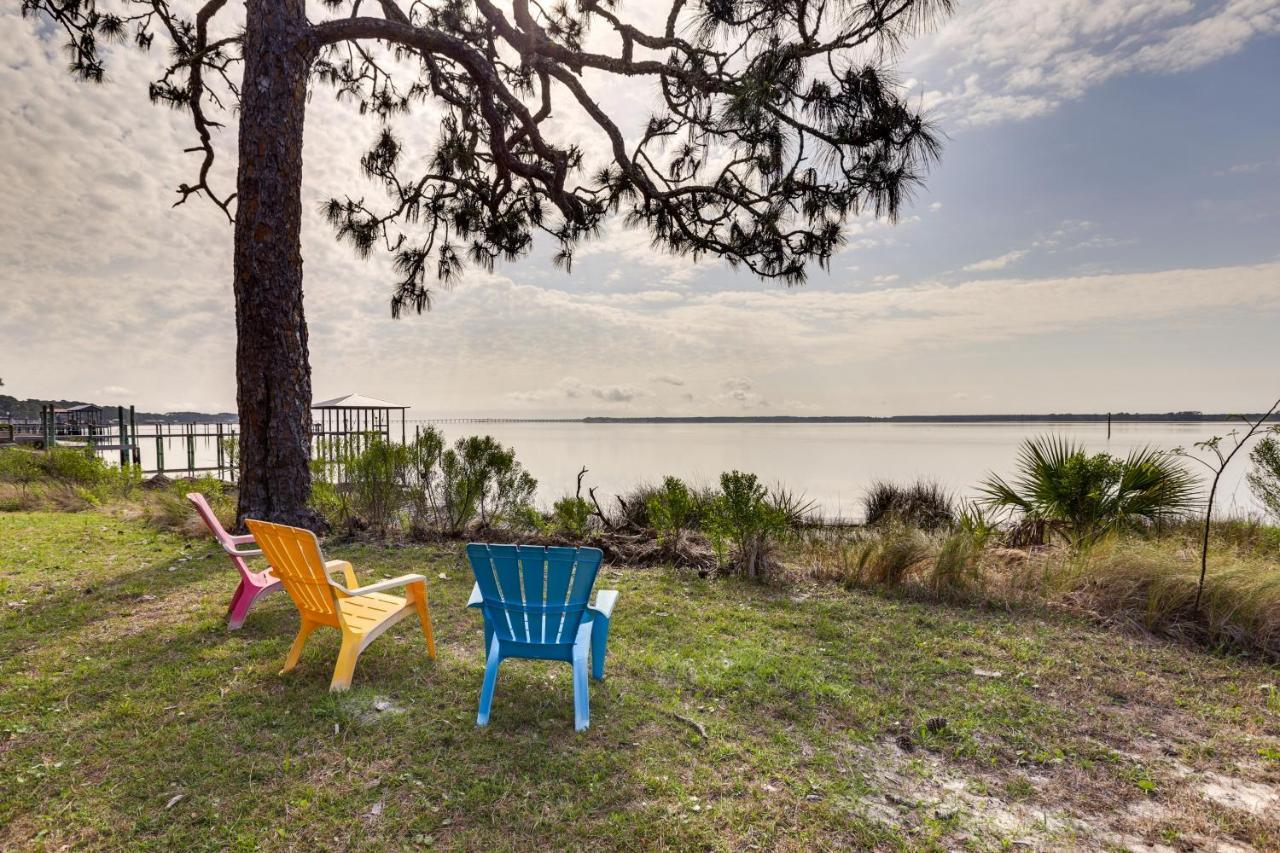 Waterfront Ochlockonee Bay Cottage With Views! Panacea Bagian luar foto