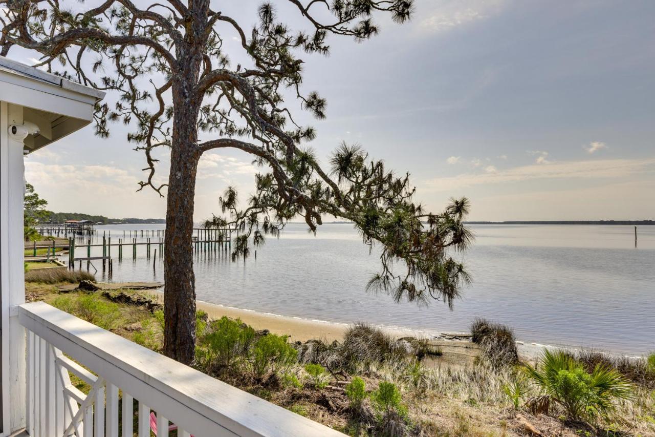 Waterfront Ochlockonee Bay Cottage With Views! Panacea Bagian luar foto