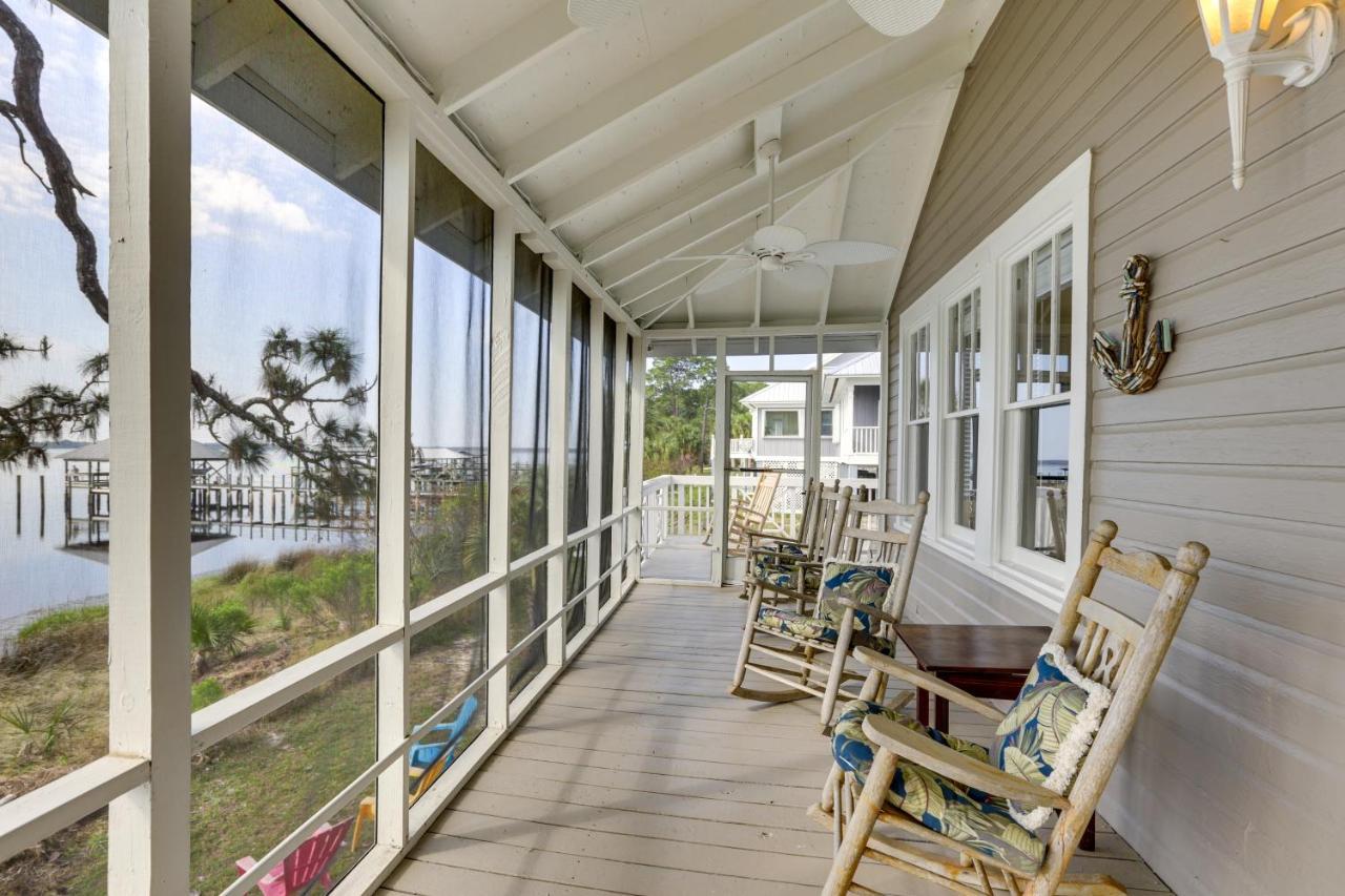 Waterfront Ochlockonee Bay Cottage With Views! Panacea Bagian luar foto