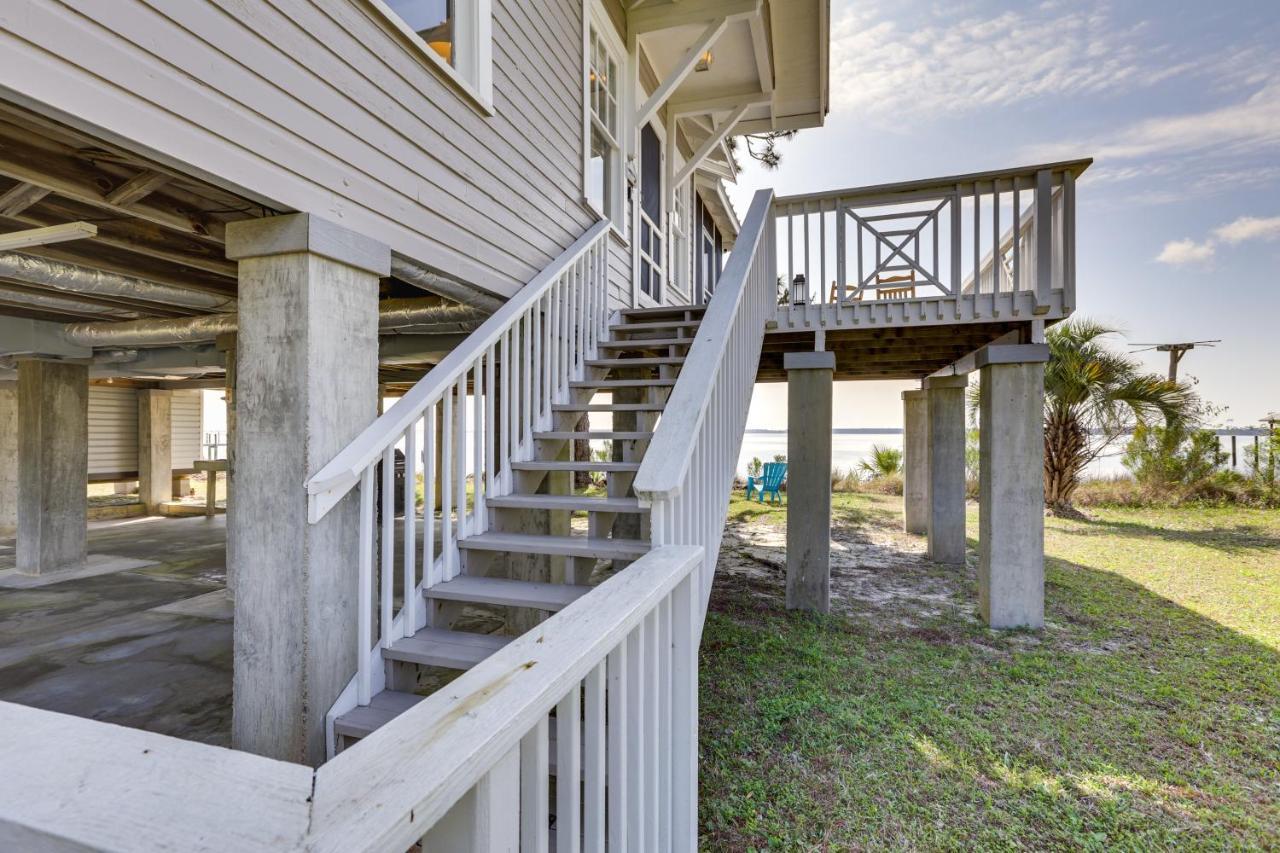 Waterfront Ochlockonee Bay Cottage With Views! Panacea Bagian luar foto